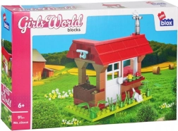 Set di costruzione casetta per bambine con 91 pezzi