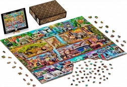 Puzzle in legno WOODEN CITY Meraviglioso regno degli animali, 4000 pezzi
