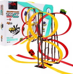 Pista da corsa per bambini con macchinine e anelli 198 pezzi