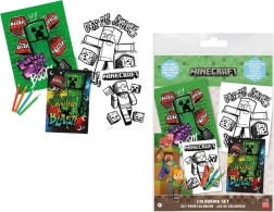 Set creativo da colorare Minecraft