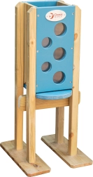 Pannello di sabbia in legno per sabbiera CLASSIC WORLD giallo, dai 3 anni