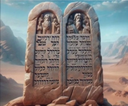 Pittura diamantata – lastre di pietra con scritte 30 × 40 cm