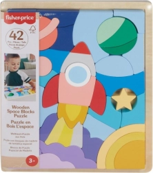 Puzzle in legno Fisher-Price spazio 42 pezzi