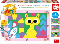 Dipingere con i numeri giungla EDUCA