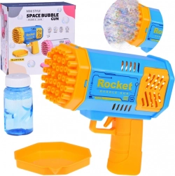 Set pistola sparabolle con illuminazione e liquido per bambini