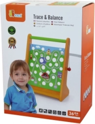 Labirinto di legno con macchinina