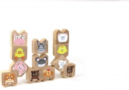 Gioco di equilibrio in legno animali domestici