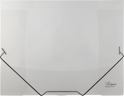 Cartella trasparente con elastico Lines