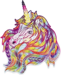 Puzzle in legno Unicorno Arcobaleno