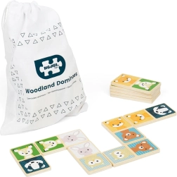 Domino in legno Animali del bosco