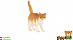 Figurina in plastica di gatto domestico 6 cm