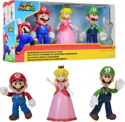 Figure Super Mario Mario, Luigi e Principessa Peach 12 cm