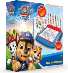 Supporto con album da colorare PAW PATROL e colori