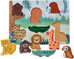 Puzzle 3D in legno Animali Safari