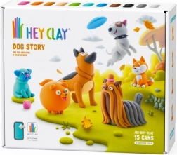 Hey Clay: Storia dei cani - set di argilla modellante