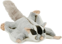 Scoiattolo volante grigio in peluche 38 × 27 cm