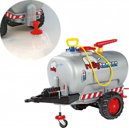 Rimorchio cisterna d'acqua Rolly Toys con spruzzatore e pompa