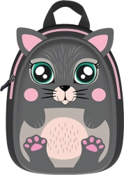 Collezione Hurà - Zaino con Motivo di Gatto per Bambini