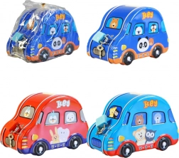 Salvadanaio a forma di auto per bambini