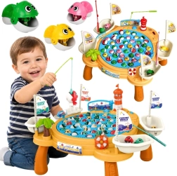 Gioco interattivo magnetico di pesca Woopie con nave pirata