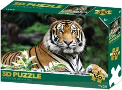 Puzzle 3D tigre, 100 pezzi