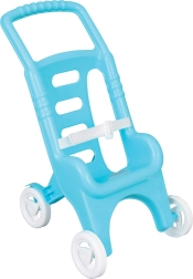 Passeggino sportivo in plastica per bambole blu