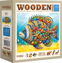 Puzzle in legno Pesce Modaiolo 150 pezzi