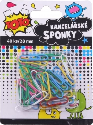 Graffette colorate per ufficio 28 mm