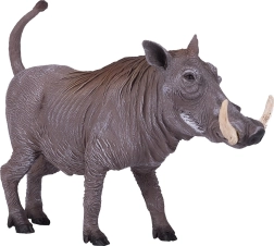 Figura in plastica realistica del cinghiale delle savane