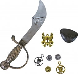 Set pirata per bambini – spada, benda per l’occhio e accessori