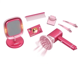 Studio per capelli per bambini con specchio e phon