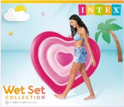 Intex materassino gonfiabile a forma di cuore 168 cm