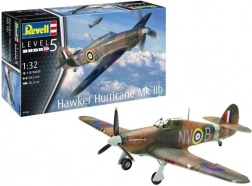 Modello in plastica dell’aereo Hawker Hurricane MK IIB 1/32