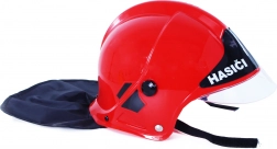 Casco da pompiere per bambini rosso