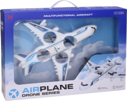 Drone RC a forma di aereo telecomandato 2,4 GHz 31 × 28 × 6 cm - 1 pezzo