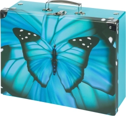 Valigetta scolastica pieghevole Butterfly con ferramenta BAAGL