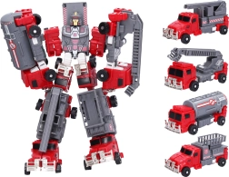 Autorobot dei pompieri 5 in 1, 24 cm