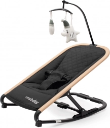 sdraietta a dondolo per bambini New Baby Snuggle nera