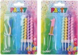 Candela da festa numero 1 con 4 candele