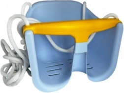 Altalena per bambini Baby con barra di sicurezza – Blu