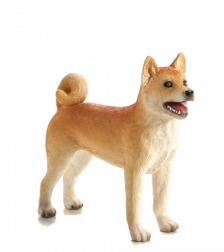 Figura in plastica cane Shiba Inu MOJO