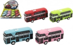 Autobus a due piani in metallo a retrocarica