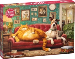 Puzzle Cherry Pazzi Inizierò ad allenarmi domani, 1000 pezzi