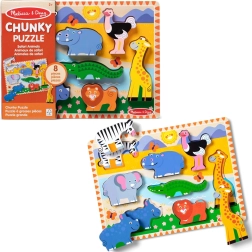 Puzzle di legno a incastro safari Melissa & Doug
