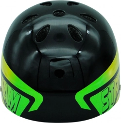 Casco da ciclismo Dazzler nero con elementi verde-giallo – taglia M