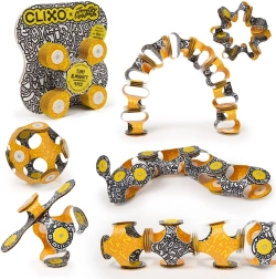 CLIXO Tiny & Mighty Artist Edition Timothy Goodman – set da costruzione magnetico – 9 pezzi