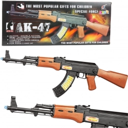 Giocattolo per bambini AK-47 con luci e suoni 68,5 cm