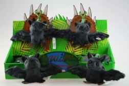 Portachiavi pipistrello di peluche