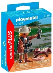 Playmobil Special Plus esploratore con giovane caimano