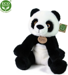 Panda di peluche seduta 27 cm eco‑friendly
